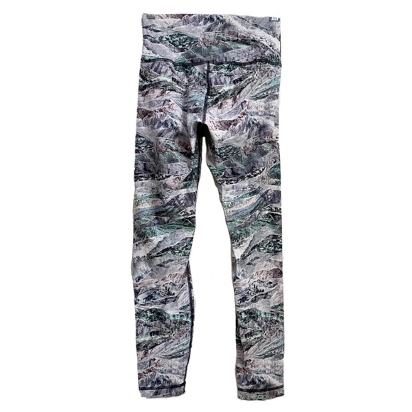 Lululemon Wunder Under High Rise Tight Springscape Multi Printed Leggings Size 4 - Picture 6 of 14